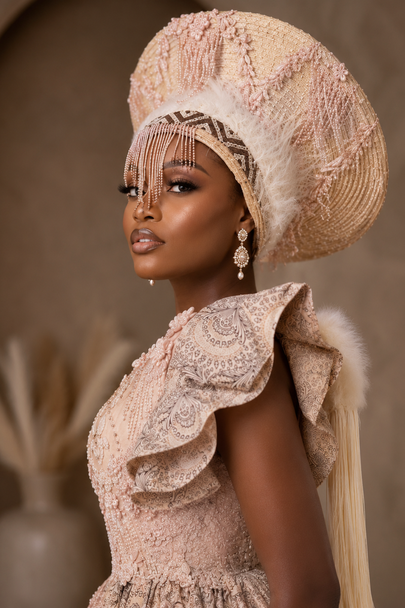 Full Traditional Wedding Attire Dress