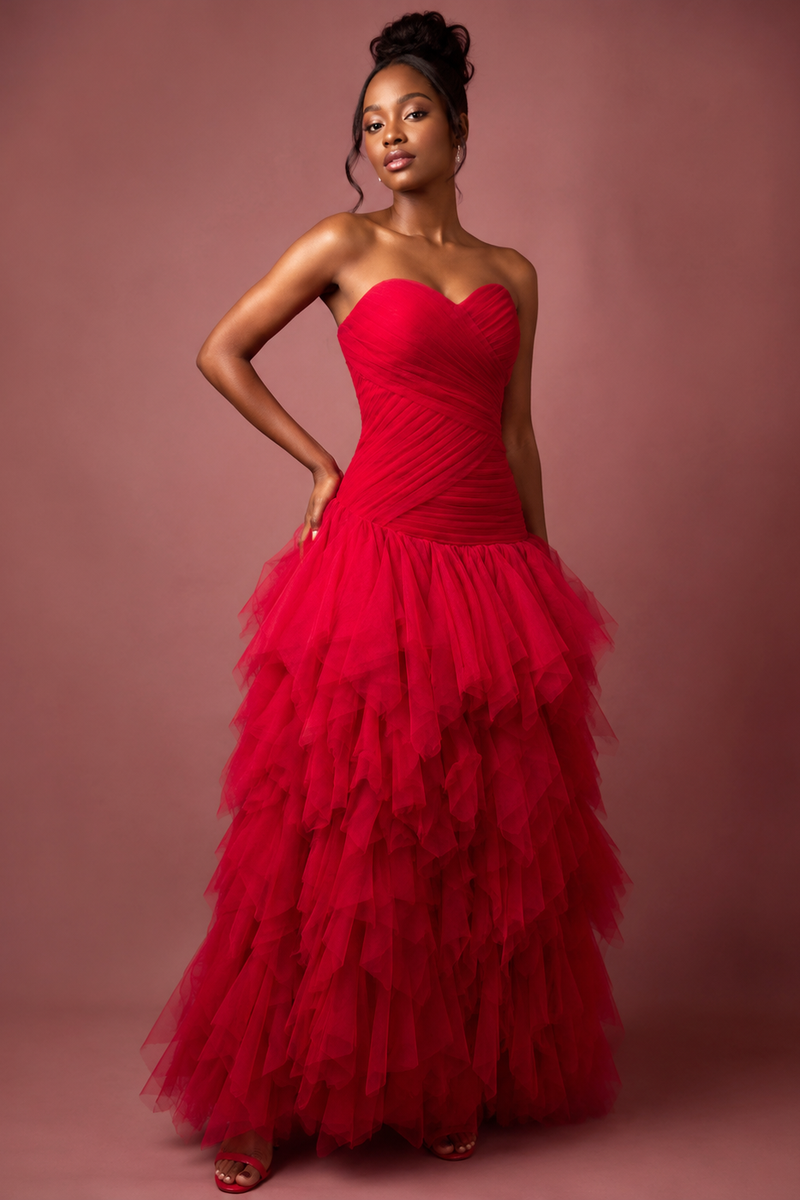 Mellisa Red Dress