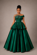 Custom Made Green Dress
